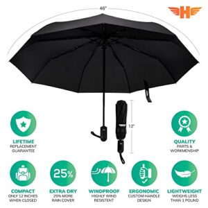 HERO Travel Umbrella – Windproof, Compact and Portable