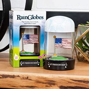 RainGlobes - Let Freedom Rain - The Globe That Rains - Exquisite Craftsmanship - Unique Style, Home Decor Rain Globes Water Globe for Loved Ones