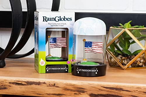 RainGlobes - Let Freedom Rain - The Globe That Rains - Exquisite Craftsmanship - Unique Style, Home Decor Rain Globes Water Globe for Loved Ones