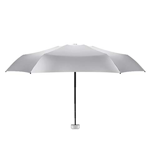 Upgraded Mini Travel Sun Rain Windproof Umbrella - Compact Lightweight Portable Parasol Outdoor UV Folding Umbrellas for Men Women Kids (Dark green)