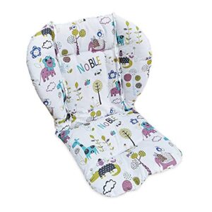 high chair pad,highchair seat, highchair cushion, seat pad，soft and comfortable, light and breathable, cute patterns, make the baby more comfortable(jungle animal pattern)