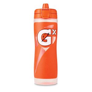 gatorade gx hydration system, non-slip gx squeeze bottles & gx sports drink concentrate pods, orange