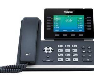 Yealink SIP-T54W IP Phone, 16 VoIP Accounts. 4.3-Inch Color Display. Adjustable Screen With Built-in USB 2.0, 802.11ac Wi-Fi, Dual-Port Gigabit Ethernet, 802.3af PoE, Power Adapter Not Included