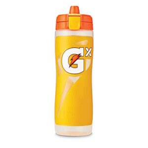 gatorade gx kitchen hydration system, non-slip gx squeeze bottles & gx sports drink concentrate pods yellow,plastic