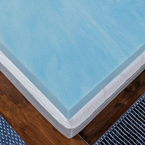 Sure2Sleep Queen Size, 3-Inch, Gel Swirl Memory Foam Mattress Topper Made in USA.