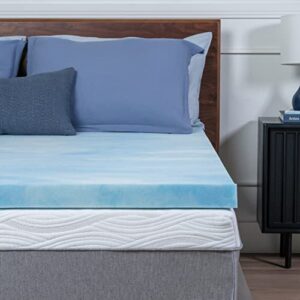 Sure2Sleep Queen Size, 3-Inch, Gel Swirl Memory Foam Mattress Topper Made in USA.