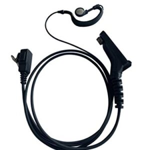 Earpiece and Microphone Headset for Motorola XPR 6350 XPR 6550 XPR 6300 XPR 6580 XPR 7550 APX 6000 APX 4000 APX 7000 APX 7000xe APX 8000 Two-Way Radios