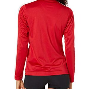 ASICS Team Tricot Warm Up Jacket, Team Red/Team White, Small