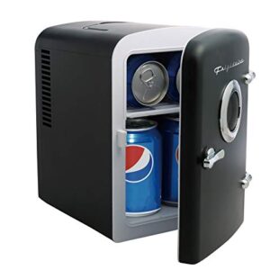 Frigidaire EFMIS151 Mini Portable Compact Personal Home Office Fridge Cooler BUILT IN SPEAKER, 4L Capacity, Chills Six 12 oz Cans, 100% Freon-Free & Eco Friendly
