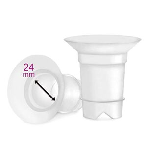 maymom flange inserts 24 mm for spectra 28 mm hands free collection cup. 2pc/each