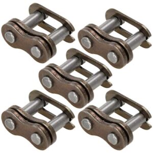 HIAORS 25H Chain Spare Master Link for 2 Stroke 33cc 43cc 47cc 49cc Gas E Scooter Mini Moto Kids ATV Quad 4 Wheeler Dirt Pocket Bike 5pcs