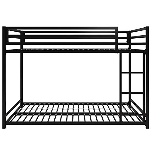 DHP Mabel Full Over Full Metal Bunk Bed in Black