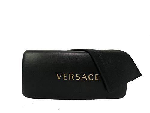 Versace VE4275 GB1/87 58M Black/Grey Square Sunglasses For Men For Women + BUNDLE with Designer iWear Eyewear Kit