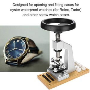 𝐂𝐡𝐫𝐢𝐬𝐭𝐦𝐚𝐬 𝐆𝐢𝐟𝐭 5700 Bench Watch Case Opener Wristwatch Tool Back Opener with 6 Dies For Rolex