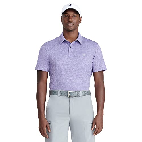 IZOD Men's Golf Title Holder Short Sleeve Polo Ultra Violet Medium