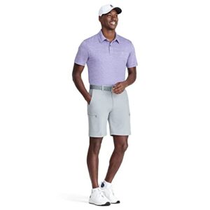 IZOD Men's Golf Title Holder Short Sleeve Polo Ultra Violet Medium