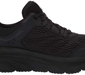 Skechers womens D'lux Walker-infinite Motion Sneaker, Black, 6 US