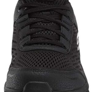 Skechers womens D'lux Walker-infinite Motion Sneaker, Black, 6 US