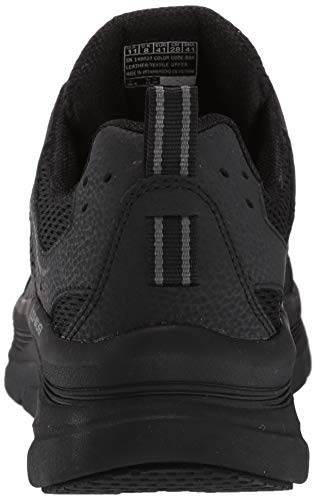 Skechers womens D'lux Walker-infinite Motion Sneaker, Black, 6 US