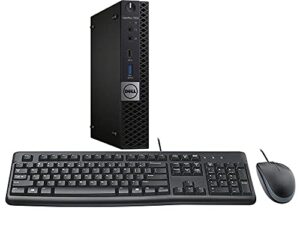 dell optiplex 7050 micro desktop, intel i7, 16gb ram, 256gb ssd, wifi, keyboard and mouse, windows 10 pro (renewed)