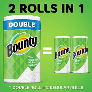 Bounty Select-A-Size Paper Towels, White, 4 Double Rolls = 8 Regular Rolls, 4Count (Pack Of 4)