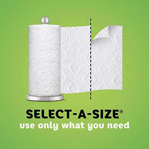 Bounty Select-A-Size Paper Towels, White, 4 Double Rolls = 8 Regular Rolls, 4Count (Pack Of 4)