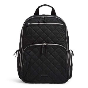 vera bradley women's performance twill commuter backpack, black, one size