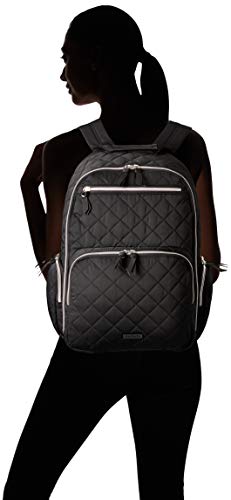 Vera Bradley Women's Performance Twill Commuter Backpack, Black, One Size