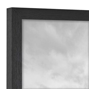 MCS Gallery Essential Picture Frames, Photo Gallery Wall Frame Set, Black Woodgrain, 8 x 8 Inch, 2-Pack