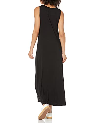 Amazon Essentials Women's Tank Waisted Maxi Dress (Available in Plus Size), Black, 4X