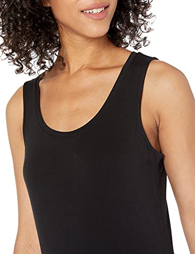 Amazon Essentials Women's Tank Waisted Maxi Dress (Available in Plus Size), Black, 4X