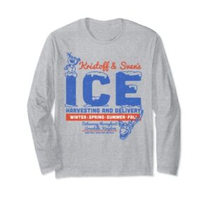 disney frozen kristoff & sven's ice harvesting and delivery long sleeve t-shirt