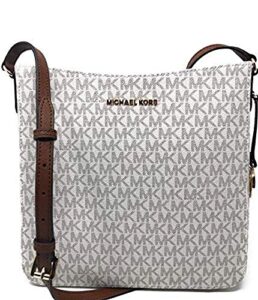 michael kors jet set travel large messenger bag (vanilla 2019)