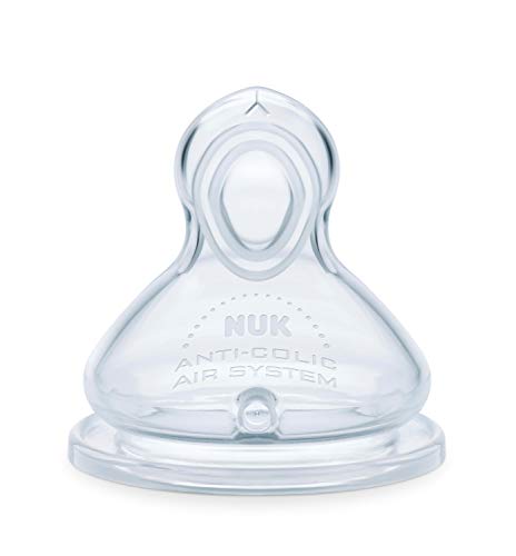 NUK Smooth Flow Anti Colic Baby Bottle, Elephant, 5 Ounce (3 Pack)