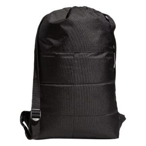 adidas Amplifier II Blocked Sackpack, Black/White, One Size