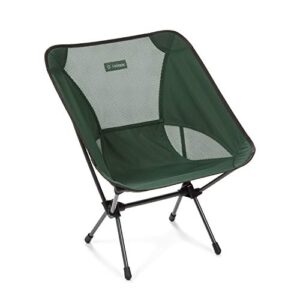 helinox chair one original lightweight, compact, collapsible camping chair, forest green