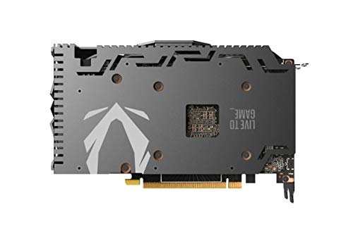 ZOTAC Gaming GeForce GTX 1660 Super amp 6GB GDDR6 192-bit Gaming Graphics Card, Super Compact, Ice Storm 2.0 Cooling, Wraparound Metal Back plate - Zt-T16620D-10M