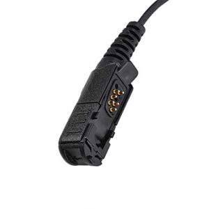 JEUYOEDE XPR3500e Earpiece Headset G Shape with Mic Compatible with Motorola XPR3300 XPR3300e XPR3500 Walkie Talkie