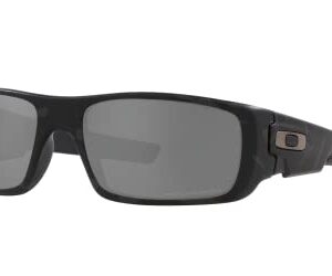 Oakley Men's OO9239 Crankshaft Rectangular Sunglasses, Shadow Camo/Black Iridium Polarized, 60 mm