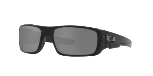 Oakley Men's OO9239 Crankshaft Rectangular Sunglasses, Shadow Camo/Black Iridium Polarized, 60 mm