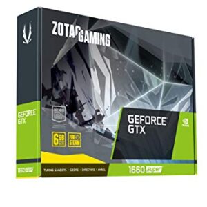 ZOTAC GeForce GTX 1660 Super 6GB GDDR6 192-bit Gaming Graphics Card, Super Compact, ZT-T16620F-10L