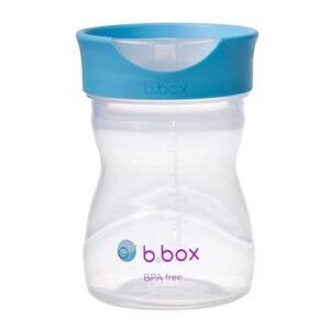 b.box training toddler cup, ideal way for kids to learn to drink from a cup, color: blueberry