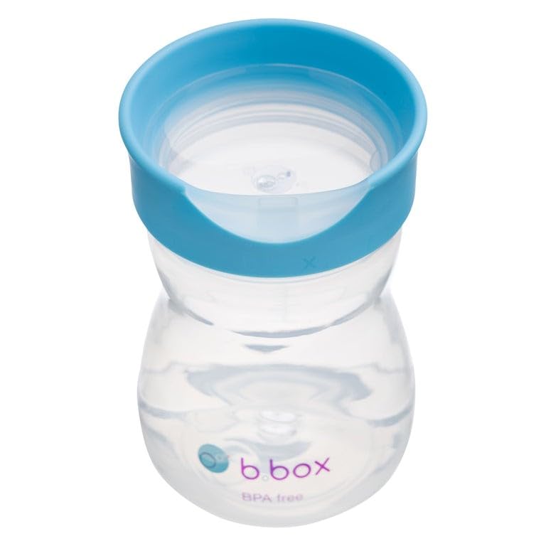 b.box Training Toddler Cup, Ideal Way for Kids to Learn to Drink From A Cup, Color: Blueberry