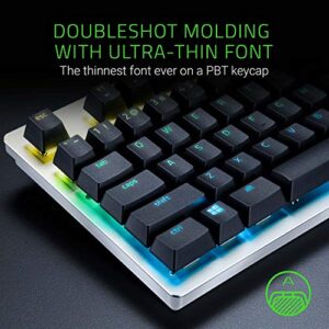 Razer Doubleshot PBT Keycap Upgrade Set for Mechanical & Optical Keyboards: Compatible with Standard 104/105 US and UK layouts - Razer Green