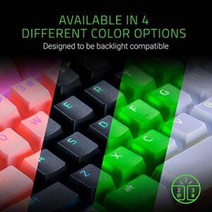 Razer Doubleshot PBT Keycap Upgrade Set for Mechanical & Optical Keyboards: Compatible with Standard 104/105 US and UK layouts - Razer Green