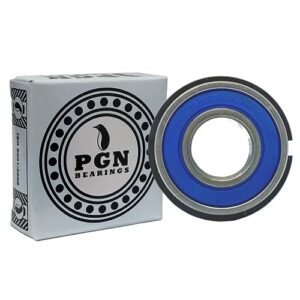 (4 qty) pgn - 99502hnr snap ring & sealed ball bearing - 5/8"x1-3/8"x7/16" - replacement for go kart - wheel hub - mini bikes and lawn mowers