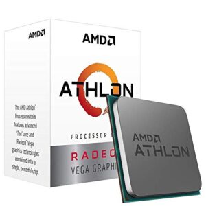 AMD Athlon 3000G 2-Core, 4-Thread Unlocked Desktop Processor with Radeon Graphics