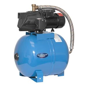 superior pump 94753 3/4 hp cast iron shallow jet pump kit, 3/4hp, black
