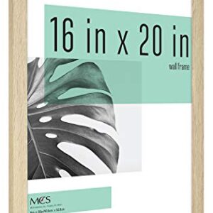 MCS Studio Gallery Frame, Natural Woodgrain, 16 x 20 in, Single