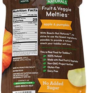 Beech-Nut Melties Apple & Pumpkin Fruit/Veggie, 0.11857142857142856 Oz
